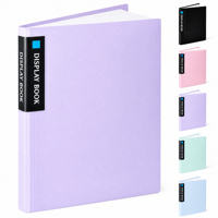 Porte-documents en plastique transparent de haute qualité A4 avec 30 pochettes, dossier de classement durable en PP pour fournitures de bureau