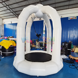Trampoline gonflable géant pour enfants, PVC commercial, 3m/4m de diamètre, pour extérieur, à vendre - Product Image 6