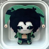 Peluche de cirque à thème dessin animé, porte-clés Pierrot et Arlequin de 10 cm, artisanat imprimé, personnalisation de cadeaux de fêtes