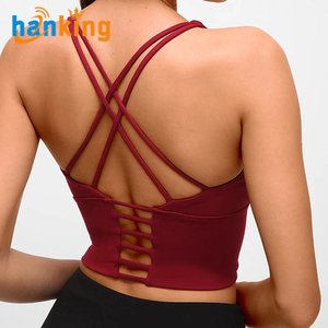 Ehanking-Soutien-Gorge de Yoga de Haute Qualité pour Femmes, Dos Croisé, Sport, Fitness, Course à Pied, Débardeurs Courts - Product Image 3