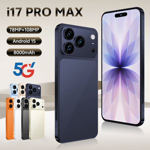 I17 Pro Max <strong>Quad</strong> <strong>Core</strong> 108MP 5G LTE/CDMA Spanish <strong>Dual</strong> <strong>SIM</strong> Waterproof Shockproof OLED 90Hz Screen 8000mAh Battery Mobile Phone - Product Image 2