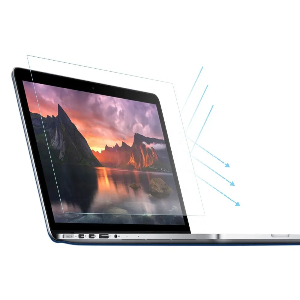 OEM/ODM Harga Termurah Laptop Anti Refleksi Pelindung Layar Kaca Tempered untuk Mac Book