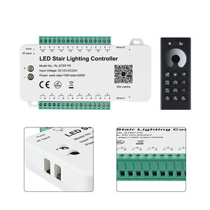 DC12-24V ánh sáng cầu thang hệ thống tự động hóa 16 kênh hệ thống dây điện cần thiết Bluetooth ứng dụng điều khiển và RF trượt mờ nhiều chế độ - Product Image 3