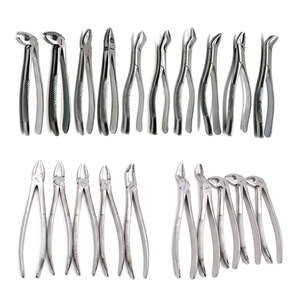 Bellus International - Juego de 10 Pinzas Manuales para Extracción de Raíces Dentales, Acero Inoxidable Alemán, Clase II, Kit Quirúrgico para Extracción de Dientes - Product Image 1