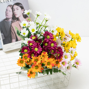 Flores Artificiales al por Mayor para Decoración del Hogar y Bodas, Pequeñas Flores Decorativas de Margarita y Girasol - Product Image 2