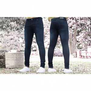 Pantalon en jean délavé coloré vintage pour homme, coupe crayon, décontracté, toutes saisons - Product Image 2