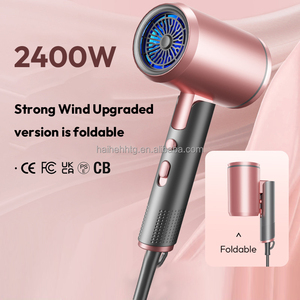 ไดร์เป่าผมแบบพับได้ 2400W สำหรับมืออาชีพ พร้อมมอเตอร์ DC ระบบไอออนิก 3 ระดับความเร็ว หัวกระจายลมเพิ่มวอลลุ่ม เหมาะสำหรับใช้ในรถยนต์ รถบ้าน และโรงแรม - Product Image 4
