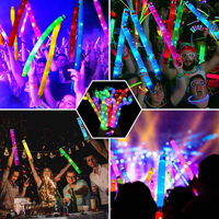 Tube télescopique en plastique multicolore lumineux, pliable, DIY, outils sensoriels portables, éclairage décoratif, jeux et activités pour adultes
