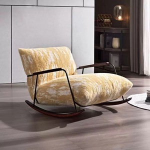 Vải hiện đại lười biếng cậu bé ngồi có thể ngả Rocking Chair với xoay và thiết kế bền cho phòng khách - Product Image 1