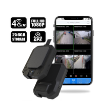 Cámara de salpicadero GPS de doble lente de 1080p alimentada por IA, monitoreo de video en tiempo real, alerta de fatiga del conductor, conectividad 4G, 1 año para alquiler de automóviles