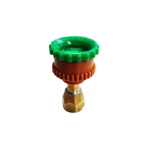 Malaysia Original Adjustable 4 Holes Solid Full Cone Nozzle for Knapsack Sprayer (Lime Green) for pressure sprayer