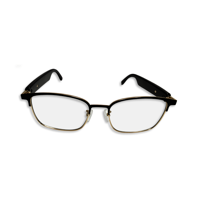 Fashion Smart Glasses Lightweight Rechargeable Lens With BT Music Speaker Clear Phone Call Open Ear Wireless Headphone