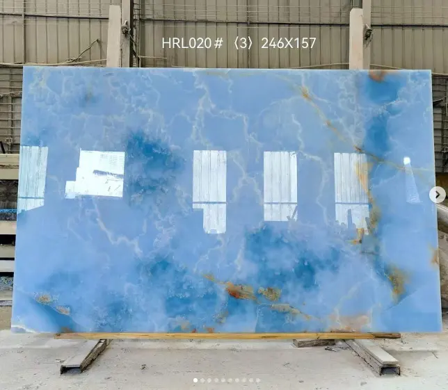 Quyến rũ Hồng Onyx bảng đầy màu sắc onyx đá slab tường ốp gạch màu xanh onyx đá slab giá cho tính năng tường