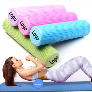 Rouleau de yoga en mousse Eva haute densité à impression personnalisée de qualité supérieure petit point <span class=keywords><strong>90</strong></span> <span class=keywords><strong>cm</strong></span> rouleau d'exercice de gymnastique pour le massage des tissus profonds de yoga - Product Image 2