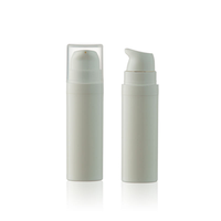 Ensemble de flacons pompe sans air en PP blancs écologiques de 5 ml, 10 ml et 15 ml avec bouchon à pression en forme de bec de canard, flacon de lotion cosmétique