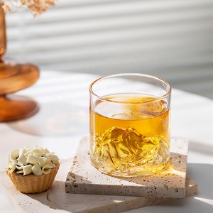Phong cách Nhật Bản Cocktail đá Tumbler rõ ràng uống Glass Cup Mount Fuji Whisky Kính - Product Image 5