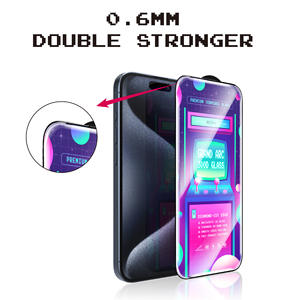 HD 300C 0,6 MM 9H antiestático teléfono celular <span class=keywords><strong>película</strong></span> protectora de pantalla de vidrio templado para iPhone 11 12 13 14 15 16 Vidrio Templado - Product Image 2