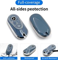 Housse de clé en TPU souple avancée pour Mercedes Benz 2022-2025 E/SL/CLE/GLC/EQE/EQS Classe S