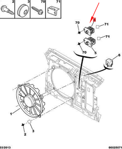 9641212680 1267A8 dissipateur de chaleur ventilateur <span class=keywords><strong>résistance</strong></span> ventilateur régulateur pour Peugeot <span class=keywords><strong>607</strong></span> citroën C5 - Product Image 2