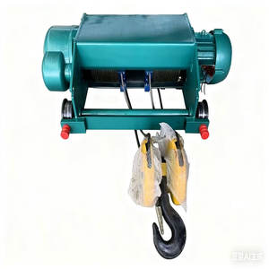 Elektrische takel met dubbele lichtgewicht-boogtrolley, draadkabel, hijsklem, gemotoriseerde reiswagen, 2T 3T 5T 10T 16T 20T 25T 32T - Product Image 5