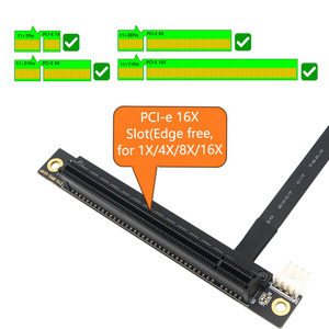 Cable adaptador de 270 grados de doble llave M.2 (NGFF) a PCI-E 16X, CI-E 3.0 A-E en stock, cable adaptador de doble llave M.2 (NGFF) A-E a PCI-E 16X - Product Image 3