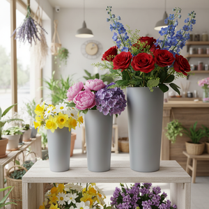 Vaso contenitore <span class=keywords><strong>in</strong></span> <span class=keywords><strong>plastica</strong></span> da 3,5 litri <span class=keywords><strong>per</strong></span> <span class=keywords><strong>fiori</strong></span> freschi <span class=keywords><strong>recisi</strong></span> - Product Image 1