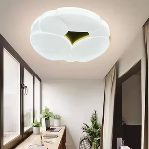 Plafoniera LED Moderna a Forma di Nuvola in Ferro e PVC, 24W IP20 AC Rotonda 3000-6500K per Camera da Letto, Soggiorno, Cameretta, Montaggio a Superficie - Product Image 4
