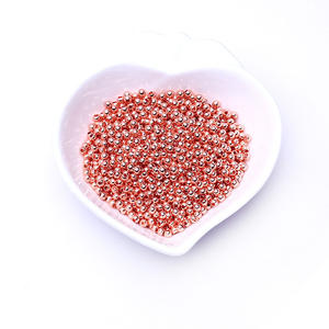 批发14k 18k金填充珠圆球闪亮黄铜间隔珠2 3 4 5 6毫米金属珠珠宝手链制作 - Product Image 3