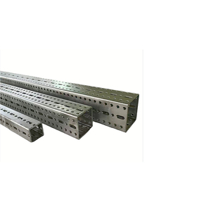 Prix d'usine des produits les plus vendus : Poteaux carrés à fentes, cadres de support robustes à haute capacité de charge, profilés. - Product Image 2