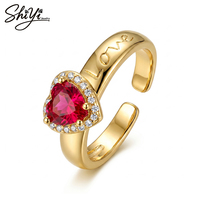Bague de fiançailles plaquée or 14 carats pour femme, anneau ouvert segmenté avec zircon pavé, bijou tendance