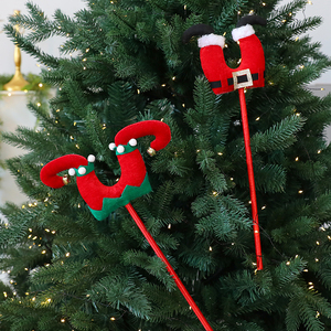 Ornements de Noël pour arbres et décoration de <span class=keywords><strong>maison</strong></span>, fabriqués en Chine, y compris des jambes de Père Noël et des jambes de clown, cadeaux d'ornements de Noël - Product Image 4