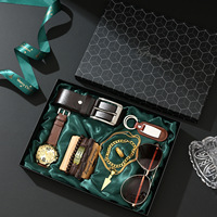 Set Hadiah Pria Tren 2026: Jam Tangan, Sabuk & Kacamata Hitam, Hadiah Natal, Valentine, Bisnis, Souvenir Pengiring Pria, Hadiah Natal