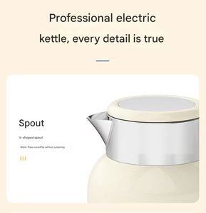 Groothandel 1.8l Mini Elektrische Waterkoker Efficiënte Kokende Isolatie RVS Waterkoker Voor Thuisgebruik - Product Image 2