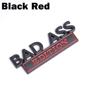 Coche BAD ASS Edition Metal emblema pegatina calcomanías Universal Auto motocicleta camión estilo reutilizable 3D guardabarros insignia Decoración - Product Image 4