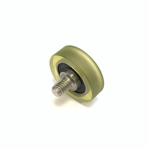 <span class=keywords><strong>Poulie</strong></span> à roulement en acier inoxydable à filetage externe pour porte et fenêtre, accessoires OEM JDYZC, roue plate silencieuse et résistante à l'usure, 30 mm DE, 6 mm - Product Image 1