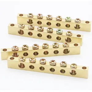 Professional Supplier ODM Bar Neutral Neutral Bus And Earth Bar Links Electric Brass Socket