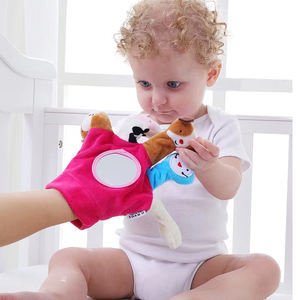 2023新しい赤ちゃんフレンドリーぬいぐるみ教育漫画アニマルハンドパペット - Product Image 4