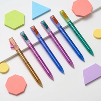 Stylo bille miniature personnalisé avec logo, 0,7 mm, en plastique, cadeau publicitaire pour hôtels, compagnies aériennes, carnets