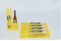 T007 Fraise droite multifonctionnelle pour le travail du bois 3 cannelures TCT CNC Fraise à rainurer Gravure OEM ODM supportée"
