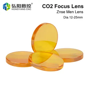 CO2 Focus Lens China Znse Diameter 12-25Mm High Power Voor Laser Graveren En Snijden Machine Markering Graveren machine