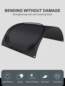 Customized ETFE Flexible <strong>Solar</strong> Panel 300W 32v Mono HPBC Cells Bendable <strong>Solar</strong> Panels BC <strong>Tech</strong> for Camping RV Boat - Product Image 2