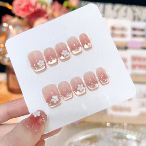 <span class=keywords><strong>Uñas</strong></span> postizas <span class=keywords><strong>de</strong></span> acrílico 3D <span class=keywords><strong>de</strong></span> alta gama con diseño <span class=keywords><strong>de</strong></span> ojos <span class=keywords><strong>de</strong></span> gato francés, hechas a mano, transfronterizas, con pedrería, <span class=keywords><strong>de</strong></span> presión suave para dedos. - Product Image 2