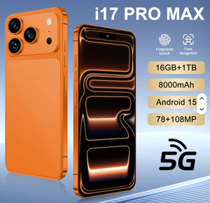 Tout nouveau téléphone mobile 17ProMax double SIM non ouvert, compatible toutes réseaux, avec IA, longue autonomie de batterie, pixels HD, smartphone Android intelligent - Product Image 6