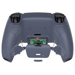 EXtremeRate Rubberized Sterling Silver Remappable RISE V3 Remap Kit for PS5 Controller BDM-030/040/050 - Product Image 4