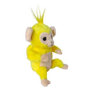 <span class=keywords><strong>Interactivo</strong></span> parlante amarillo Super suave peluche mono juguete bordado PP algodón relleno Animal movimiento balanceo característica tres años - Product Image 4