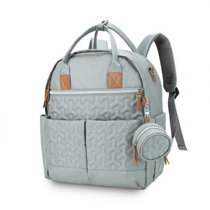 Bolsa de Viaje Doble <span class=keywords><strong>para</strong></span> Mamá y Bebé Atibei, Mochila de Gran Capacidad, Impermeable, de Nailon, con Bordado, <span class=keywords><strong>para</strong></span> Actividades al Aire Libre - Product Image 3