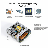 Alimentation à découpage LRS-35-12 36W 12V 3A, transformateur industriel AC-DC pour LED 85-264V