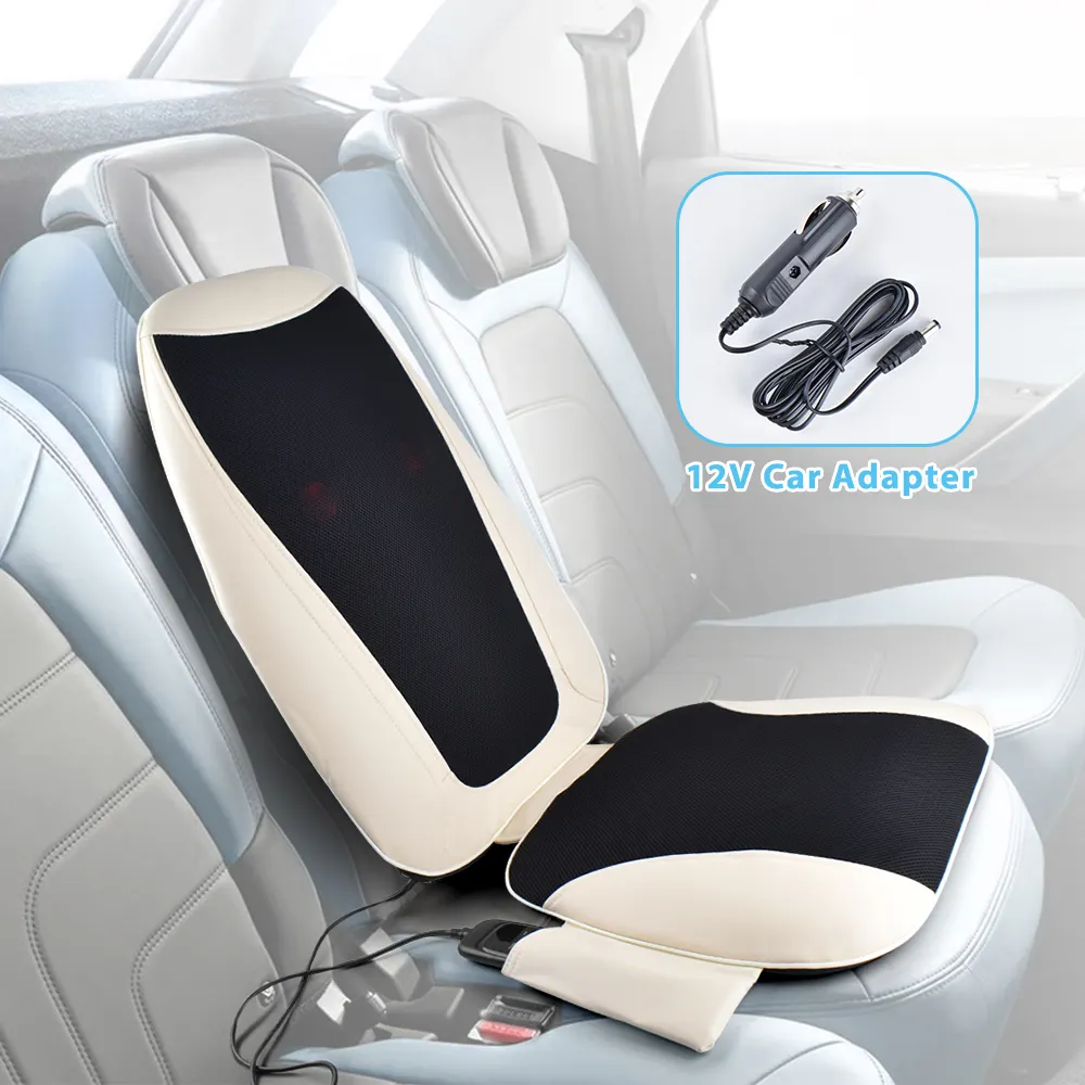Shiatsu Custom Kleuren Auto Verwarmde Rugleuning Massage Kussen Airbag Elektrische Kantoorstoel Massager