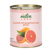 Taihu Meilin Wuzhong Suzhou Landbouw Rode Grapefruit Geblikte 850g Volle Kop Populair Takken Mannan Grondstof Wit