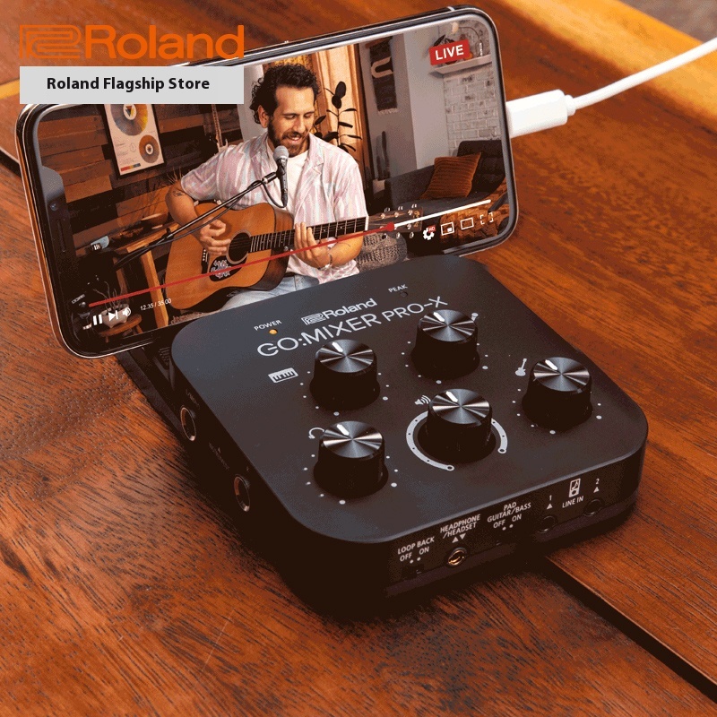 Roland GOMIXER PRO-X Live Sound Card GOMIXER PX смартфон Миксер с типом Фагота